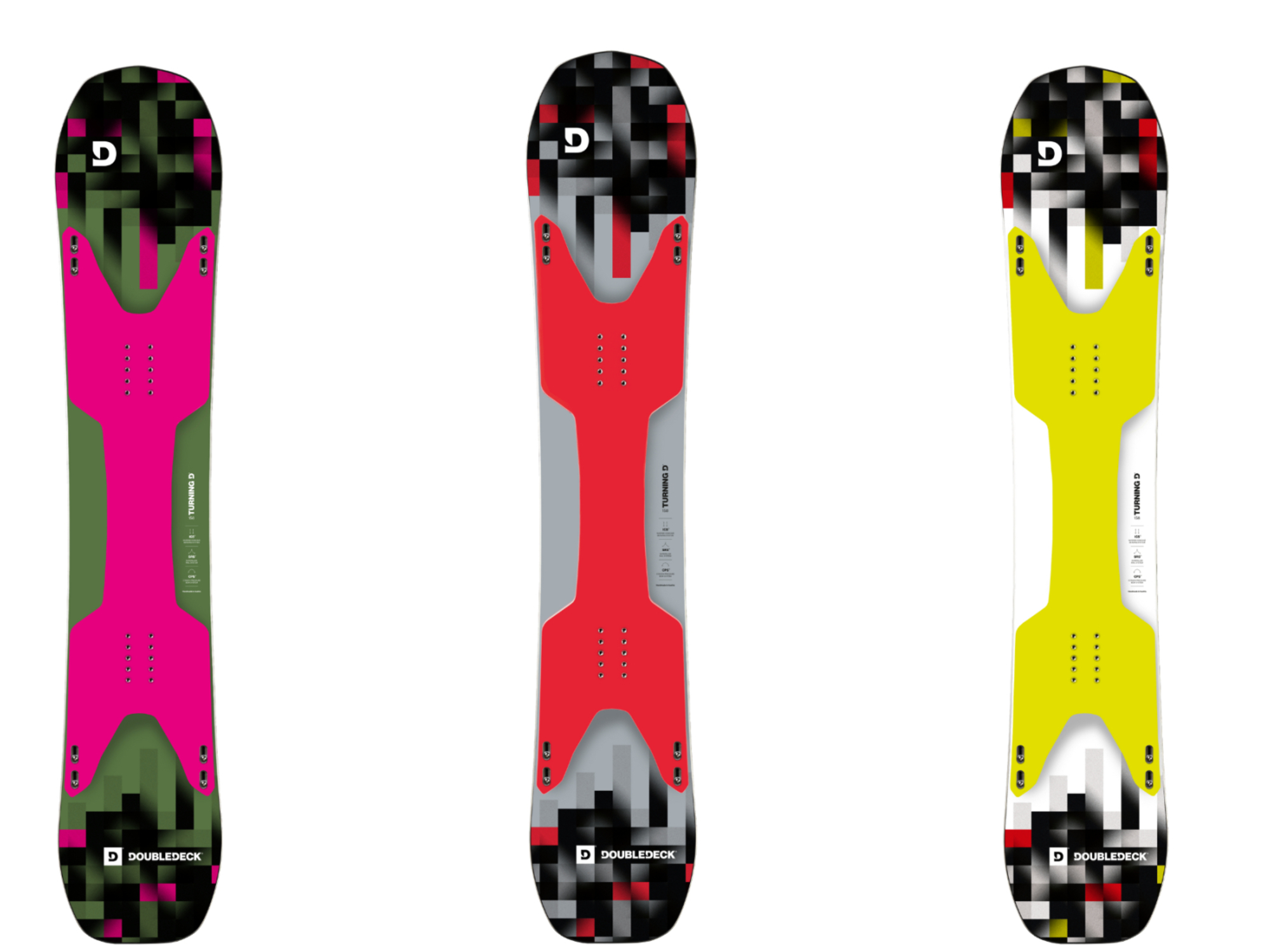 TURNING D in drei Farben