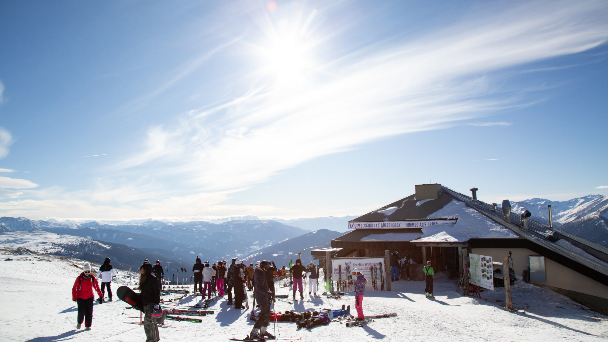 Kaiserwetter am Aineck (2.220 m)