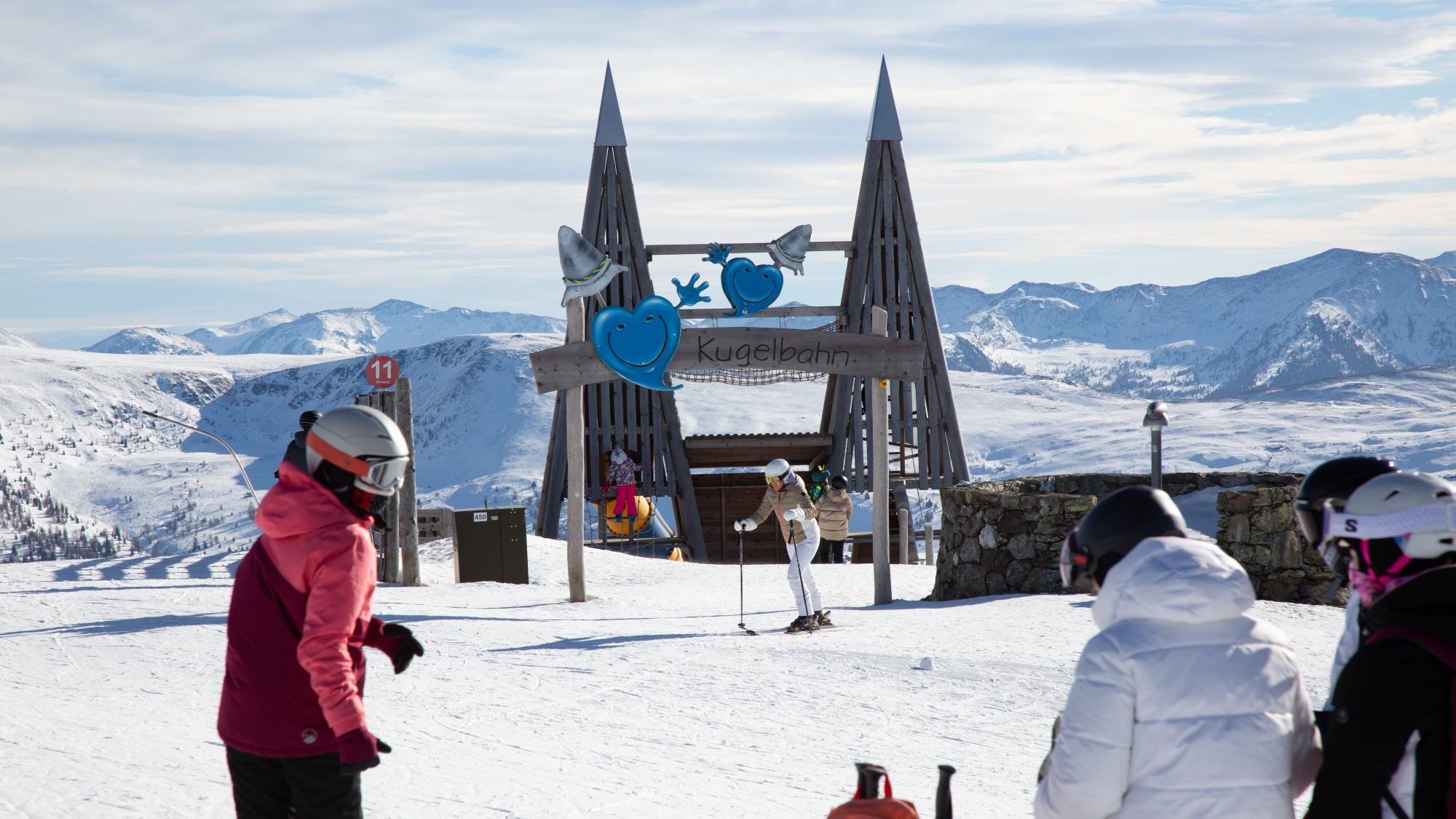 Im Sommer ein Highlight für Kids: Die Kugelbahn am Aineck