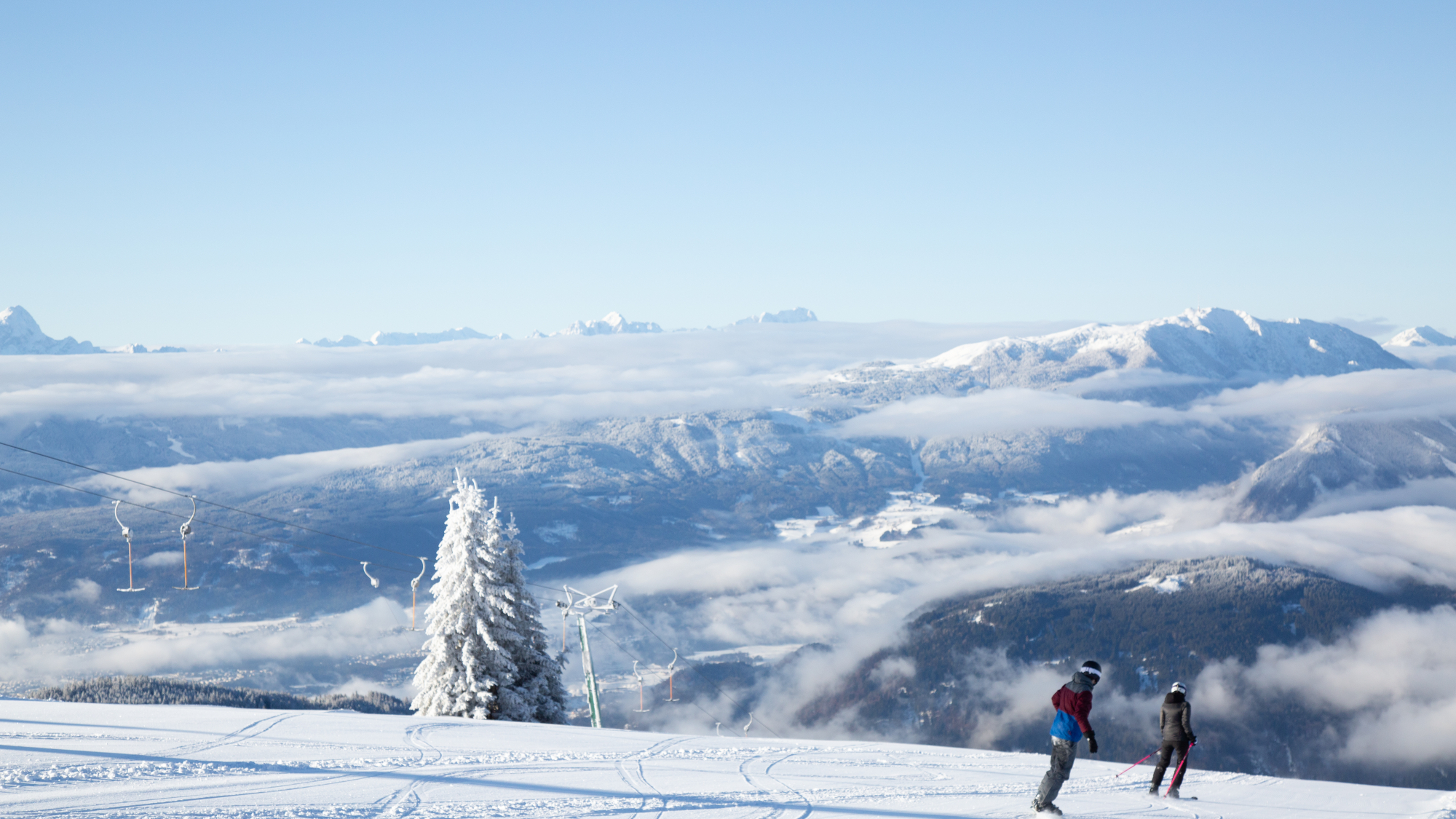 Die Abfahrt zum Pacheinerlift war eines unserer Highlights des Besuchs auf der Gerlitzen