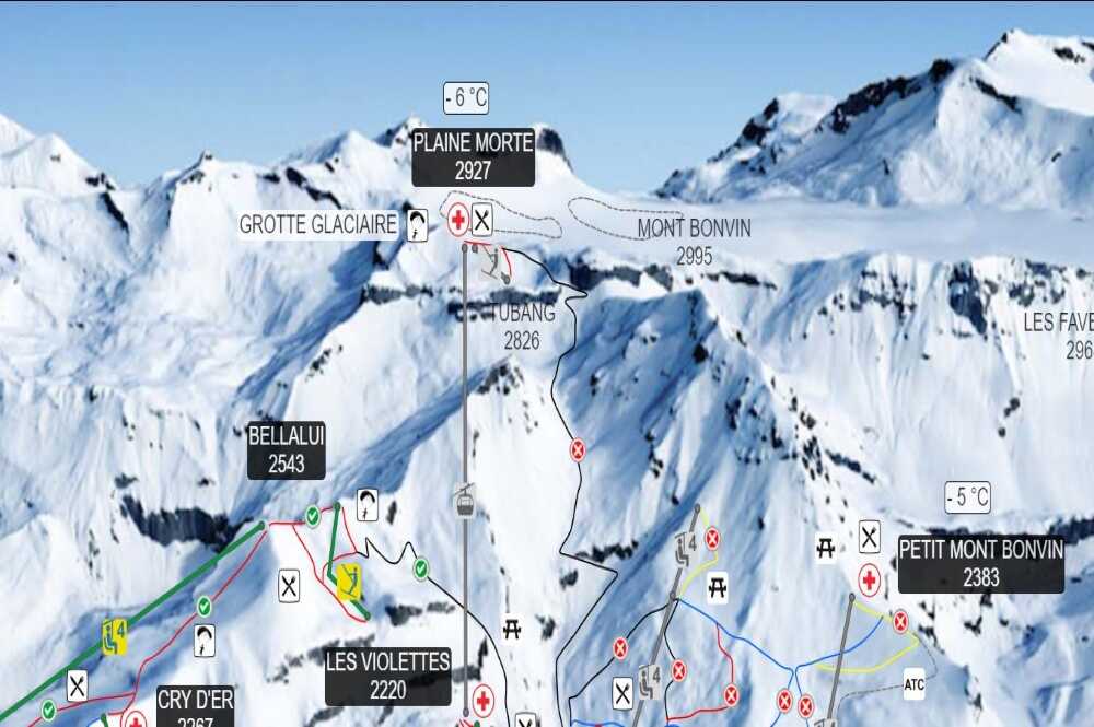 Skigebiet Crans Montana Skiurlaub Crans Montana