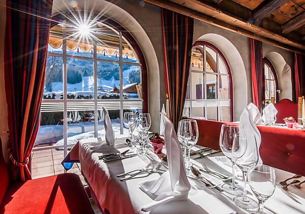 Roter Salon Winterstimmung