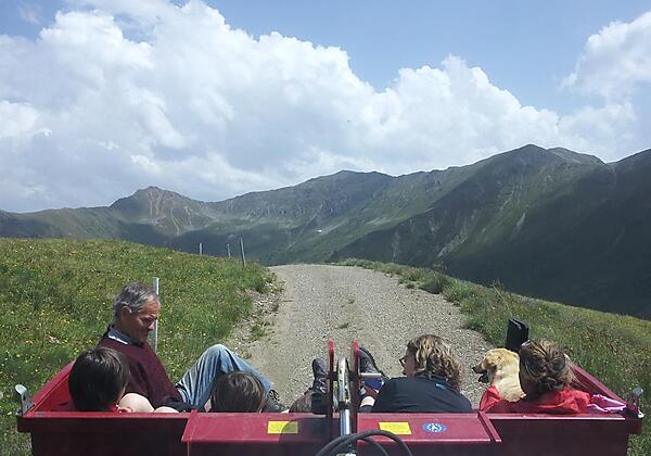 Fahrt mit dem Traktor