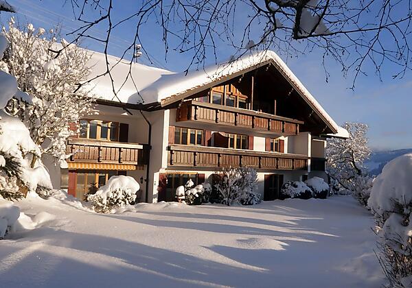 Allgäuer Bergblick im Winter