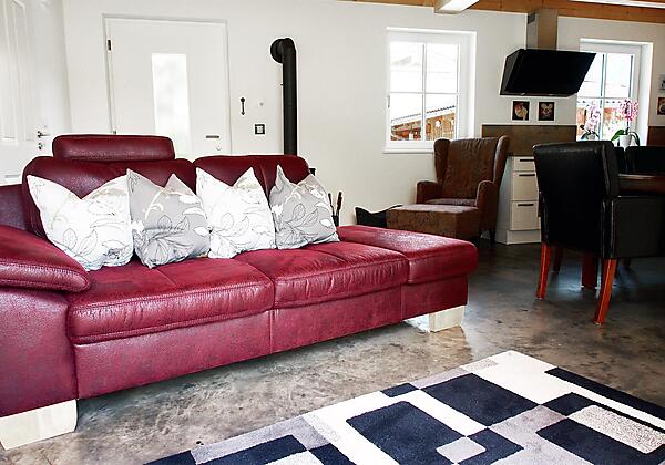 Almflair Chalet Wohnraum