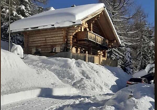Almhaus Heidi im Winter