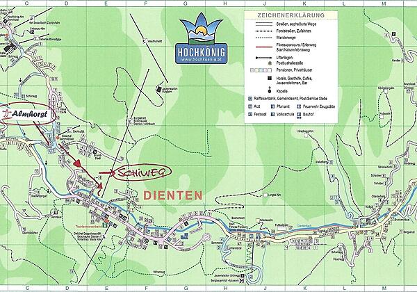 Lageplan Haus Almhorst