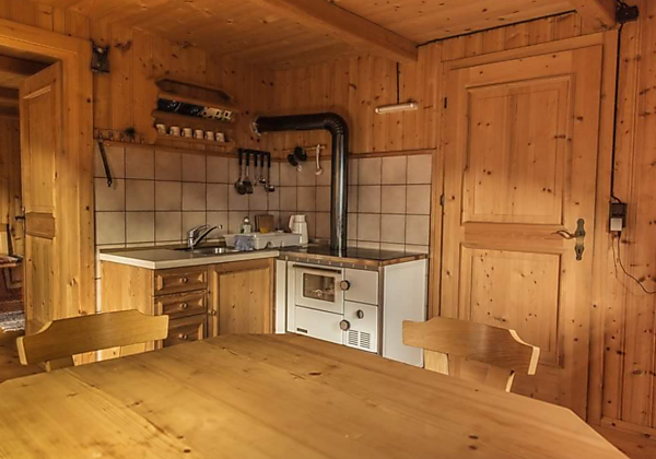 Almhütte Santnerhof Küche