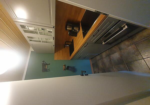 Küche mit Induktion und E-Herd