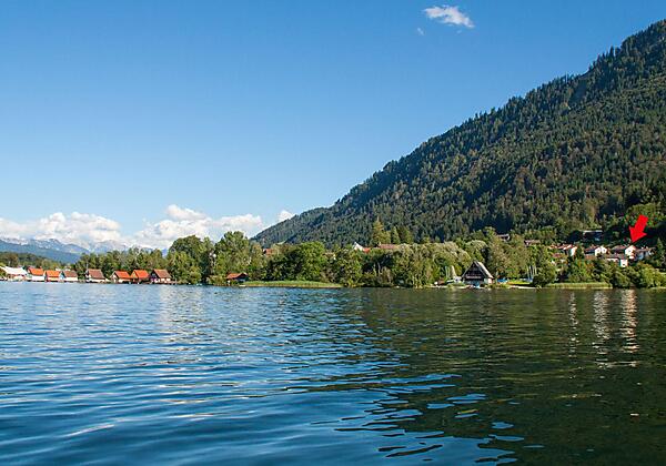 Lage der Ferienwohnung am Alpsee