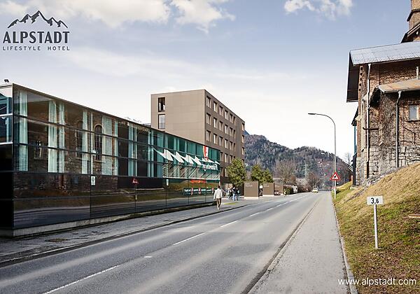 Alpstadt Lifestyle Hotel Nordansicht