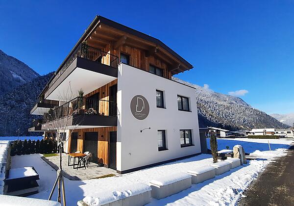 Haus Südansicht Winter_rechts