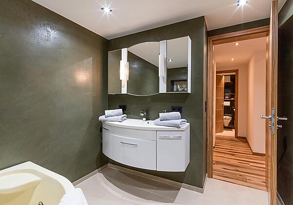 App. Bergblick Badezimmer