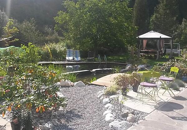 Schwimmteich Eingang