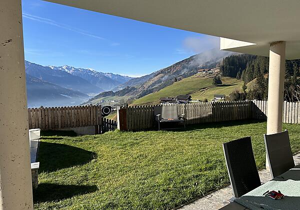 Terrasse mit grandiosen Blick auf NP Hohe Tauern