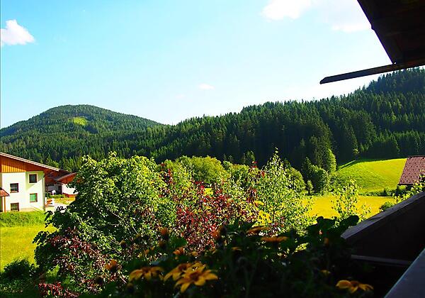 Appartment 1 Aussicht vom Balkon