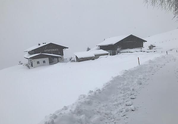 Haus im Winter