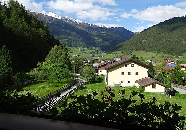 Ausblick vom Balkon