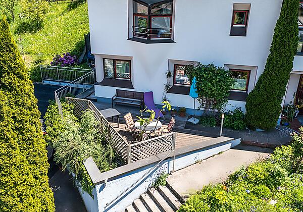 Linke Seite - Terrasse Appartement