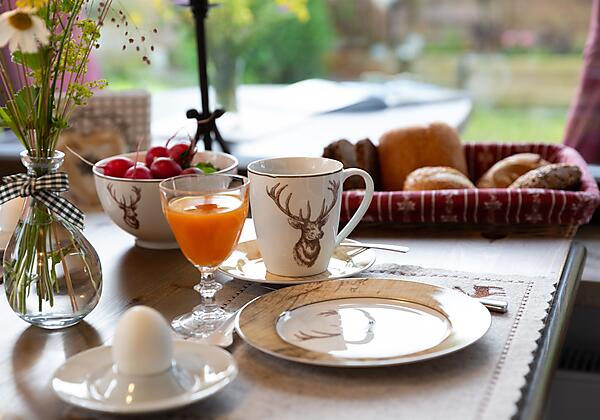 Urlaubsfrühstück in der Auenwiese