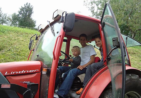 Eine Traktorfahrt gehört dazu!