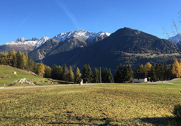 Aussicht Köfels auf die Ötztaler Berge