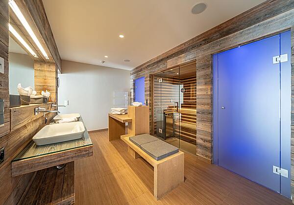 Wellnesssuite mit Sauna