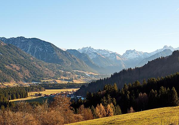 Aussicht vom Balkon - Haus Bergland