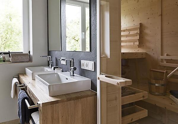 Badezimmer mit Sauna Appartment 2