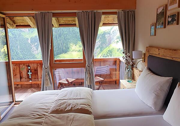 Bichlhof Kaisers Schlafzimmer Nr.2 Zimmerausblick