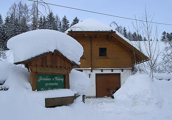 Kleines Ferienhaus Koglerhütte - Winter