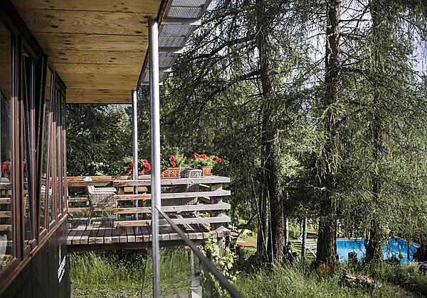 Natur-Freibad im Sommer