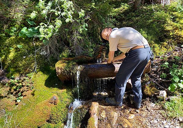 wandern im Tal der Almen