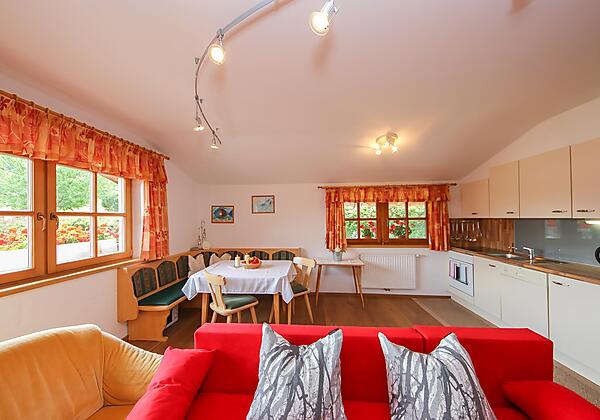 Chalet Eder Wohnraum