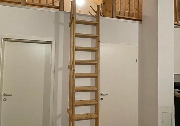 Aufstieg zum Schlafboden