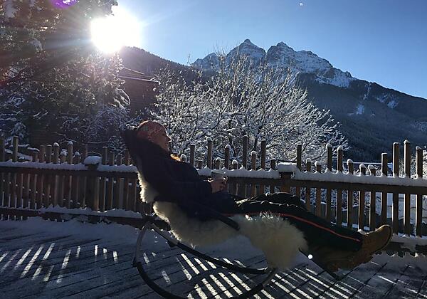 Winter in der Sonne genießen