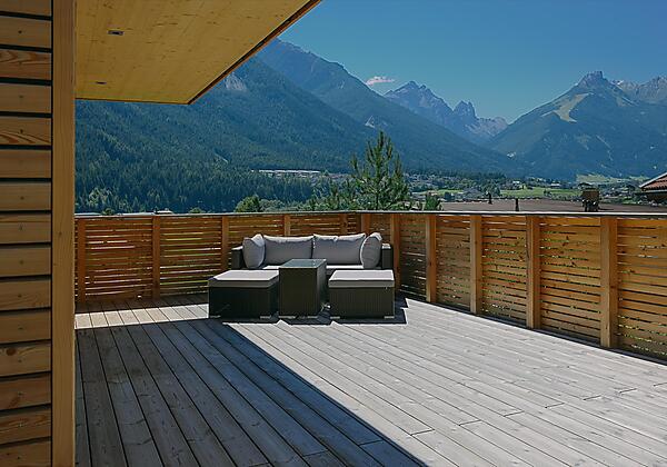 Terrasse mit Talblick