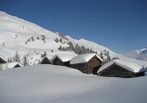 Winterlandschaft in Kappl