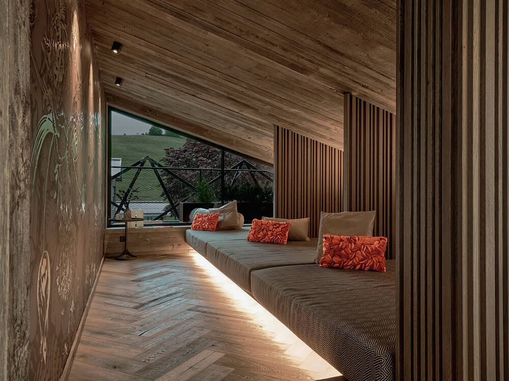 Kuschelkojen im Wellnesshotel die HOCHKÖNIGIN im TIARA SPA aodults only in Maria Alm im Salzburger L