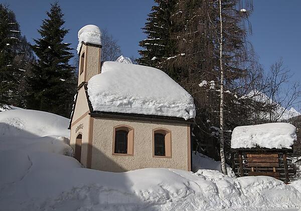 Wolfgangkapelle im Winter