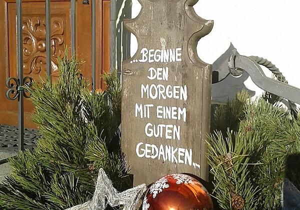 beginne den tag mit guten gedanken