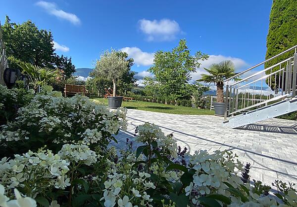 Ferienhaus EulenNest Terasse