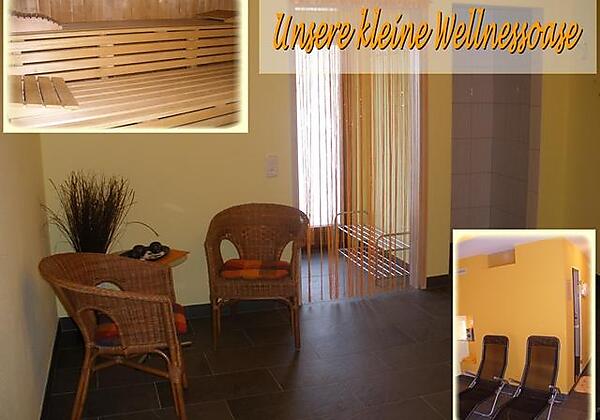 Sauna mit Ruheraum zum Relaxen