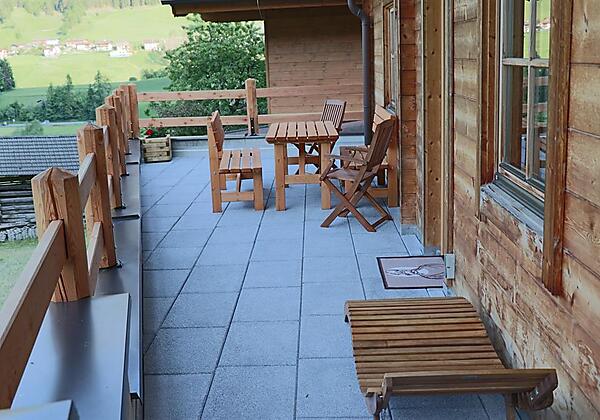 Ferienhaus Stubaiblick, Ost-Terrasse