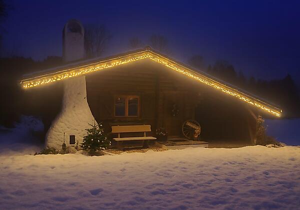 Ferienhäusl Kreuzginz Winter