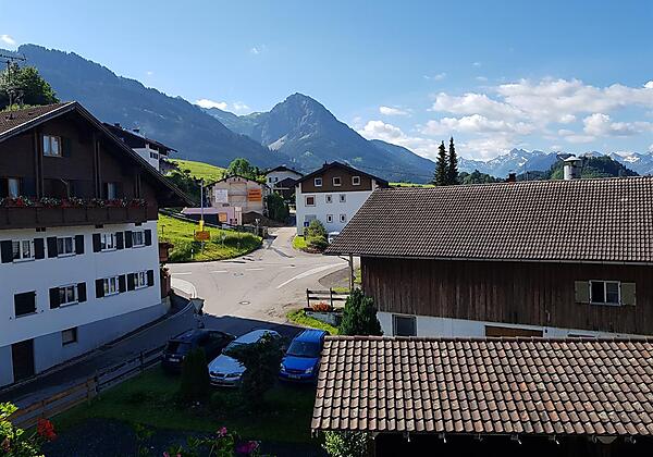 Blick vom Balkon