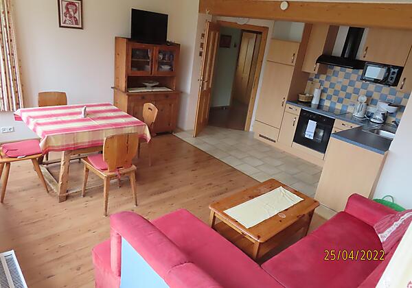 Wohnküche Fewo.  Unterklamm