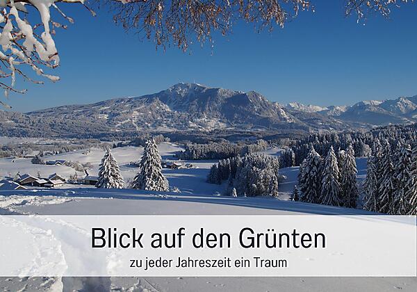 Winterblick auf den Grünten