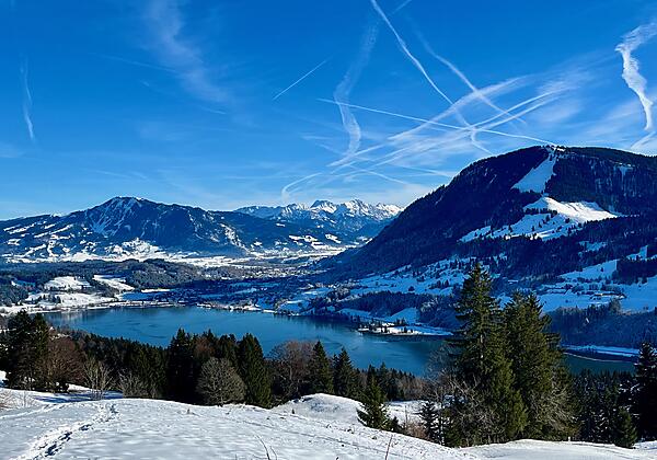 Alpseewanderung im Winter