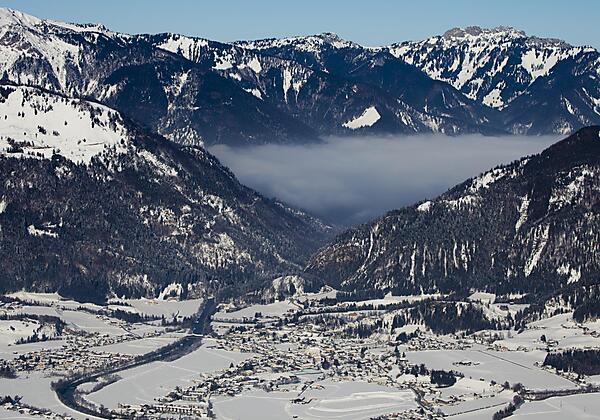 Kaiserwinkl_Bergpanorama Kössen Aussicht